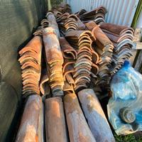 Coppi/Canali antichi originali in terracotta