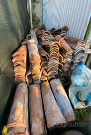 Coppi/Canali antichi originali in terracotta