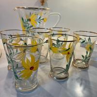 Servizio 6 bicchieri piu la brocca