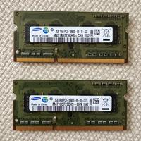 RAM 4GB 1Rx8 PC3 10600S (2 banchi da 2GB)