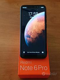 Cellulare Redmi Note 6pro 4gb