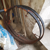 Coppia di cerchi in ferro