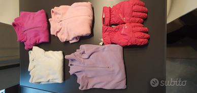 n. 4 felpe pile bambina 