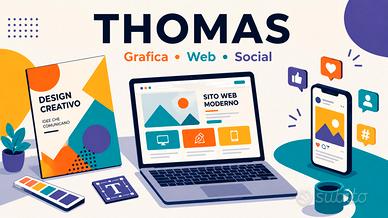 Grafico e web designer, locandine, e siti web