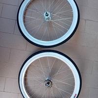 ruote e cerchi nuovi per bicicletta da 20 pollici