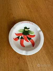 Posacenere Ceramico Calabria Peperoncino Souvenir