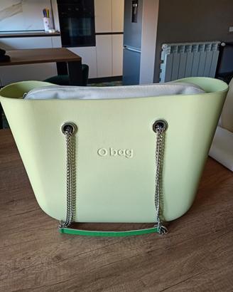 Borsa O bag verde chiaro