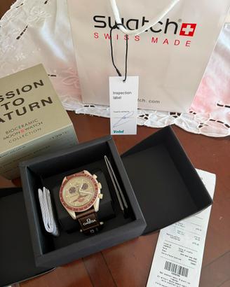 Swatch × Omega Mission to Saturn