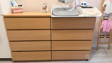 Cassettiere Ikea Malm 4 cassetti