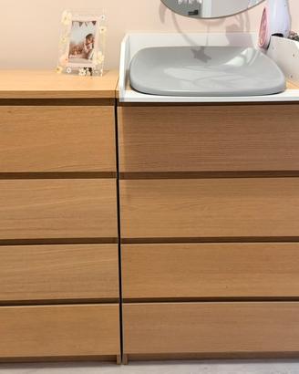 Cassettiere Ikea Malm 4 cassetti