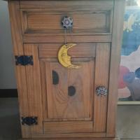 mobiletto con pomelli in ceramica 