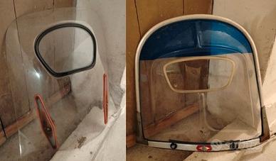 2 Parabrezza usati, anni 60 e 70, per Lambretta o