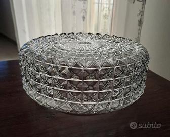 Plafoniera in vetro sagomato 