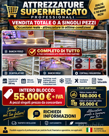 attrezzature supermercato intero completo