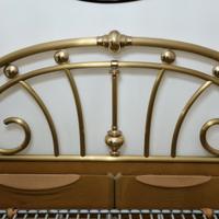 Letto matrimoniale ottone