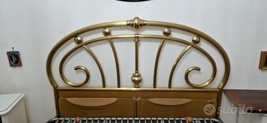 Letto matrimoniale ottone