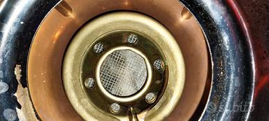 Pentola vintage in rame per fonduta