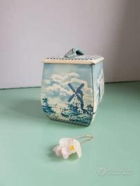 Latta vintage Alemagna anni '50 - Scena olandese