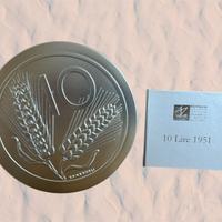 Cofanetto + Lingottino 10 lire Editalia
