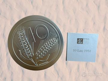 Cofanetto + Lingottino 10 lire Editalia