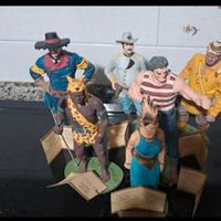 Lotto statuette Il Mondo di Tex 