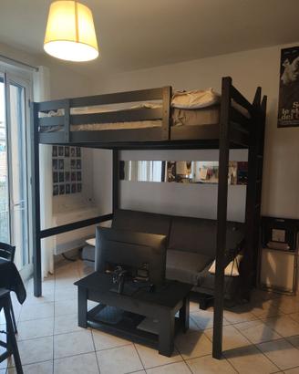 Soppalco 140 cm Ikea scaletta removibile