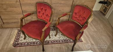 Due poltroncine stile Barocchetto 