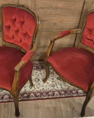 Due poltroncine stile Barocchetto 