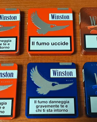 Scatole Winston in latta