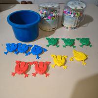 Giochi di perline e salta la rana