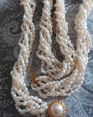collana perle di fiume 