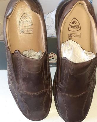 Scarpe vera pelle mocassino 42 Gallus clima