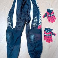 Pantalone tecnico bici mtb con inserti anti urto