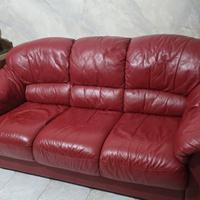 divano 3 posti + divano 2 posti in pelle Cartier 