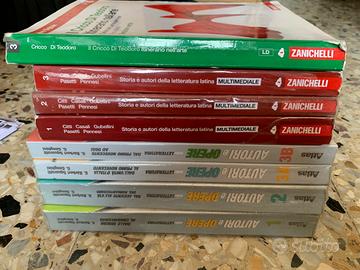 Libri storia dell'arte,latino, italiano triennio