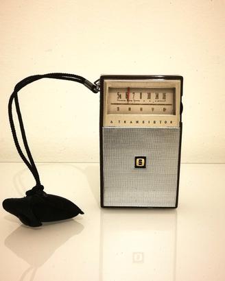 Radio portatile vintage a transistor Sanyo