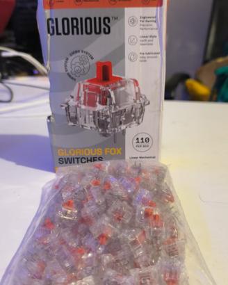 10 Switch Meccanici Glorious Fox Lineari 
