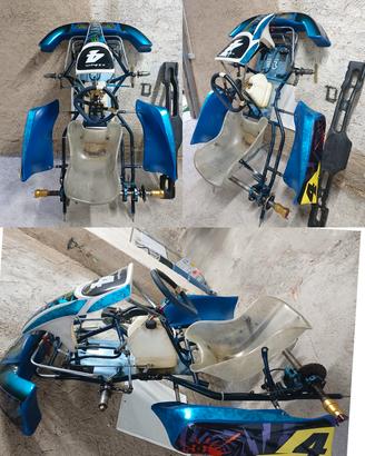 telaio go kart 125
