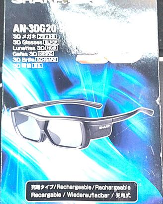 OCCHIALI 3D SHARP X TV 20€