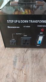 Trasformatore  220Vac a 110Vac e 240 vac