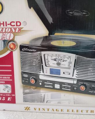 Giradischi multifunzione con CD e USB