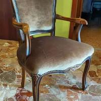 Poltroncina stile Luigi XV