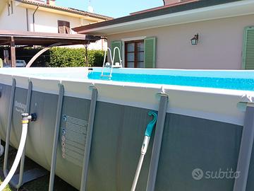 Piscina bestway 732x366x132 con pompa a sabbia 