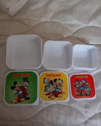 N.3 porta merende Disney