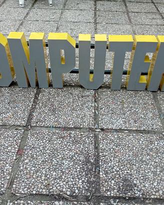INSEGNA LUMINOSA.COMPUTERS. (F3)