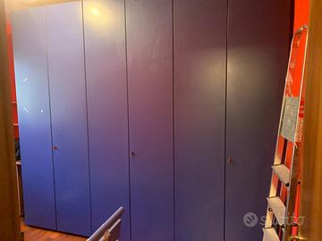 Armadio indaco 6 ante