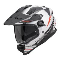 CASCO ADV ADF9000 SCORPION bianco rosso grigio opa