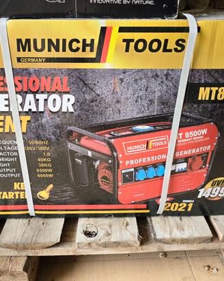 GENERATORE GRUPPO ELETTROGENO SILENZIOSO 8500 W