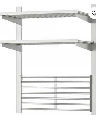 Ripiani e appenderia Kungsfors Ikea