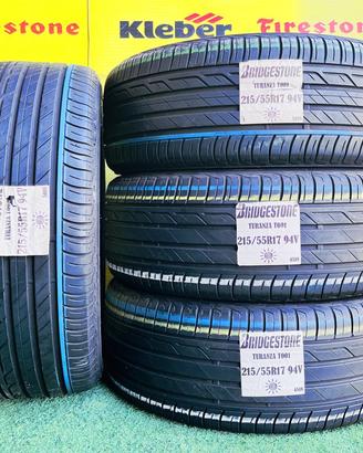 X4: Estive 215/55R17 94V-BRIDGESTONE- al 65% e 77%
